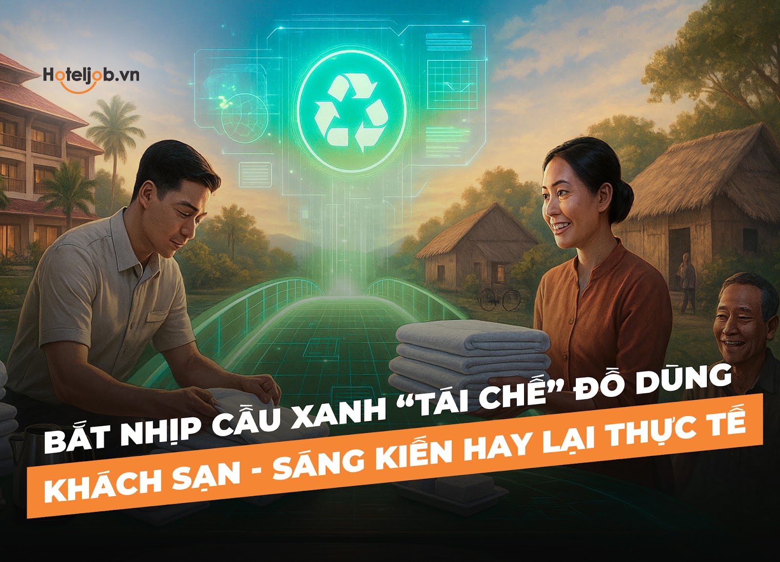 Bắt nhịp cầu xanh “tái chế” đồ dùng khách sạn - Sáng kiến hay lại thực tế