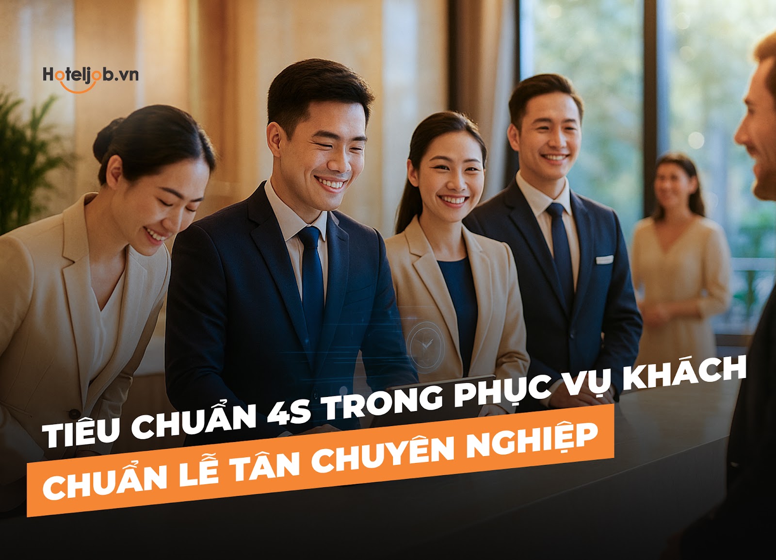 Tiêu chuẩn 4S trong phục vụ khách chuẩn lễ tân chuyên nghiệp