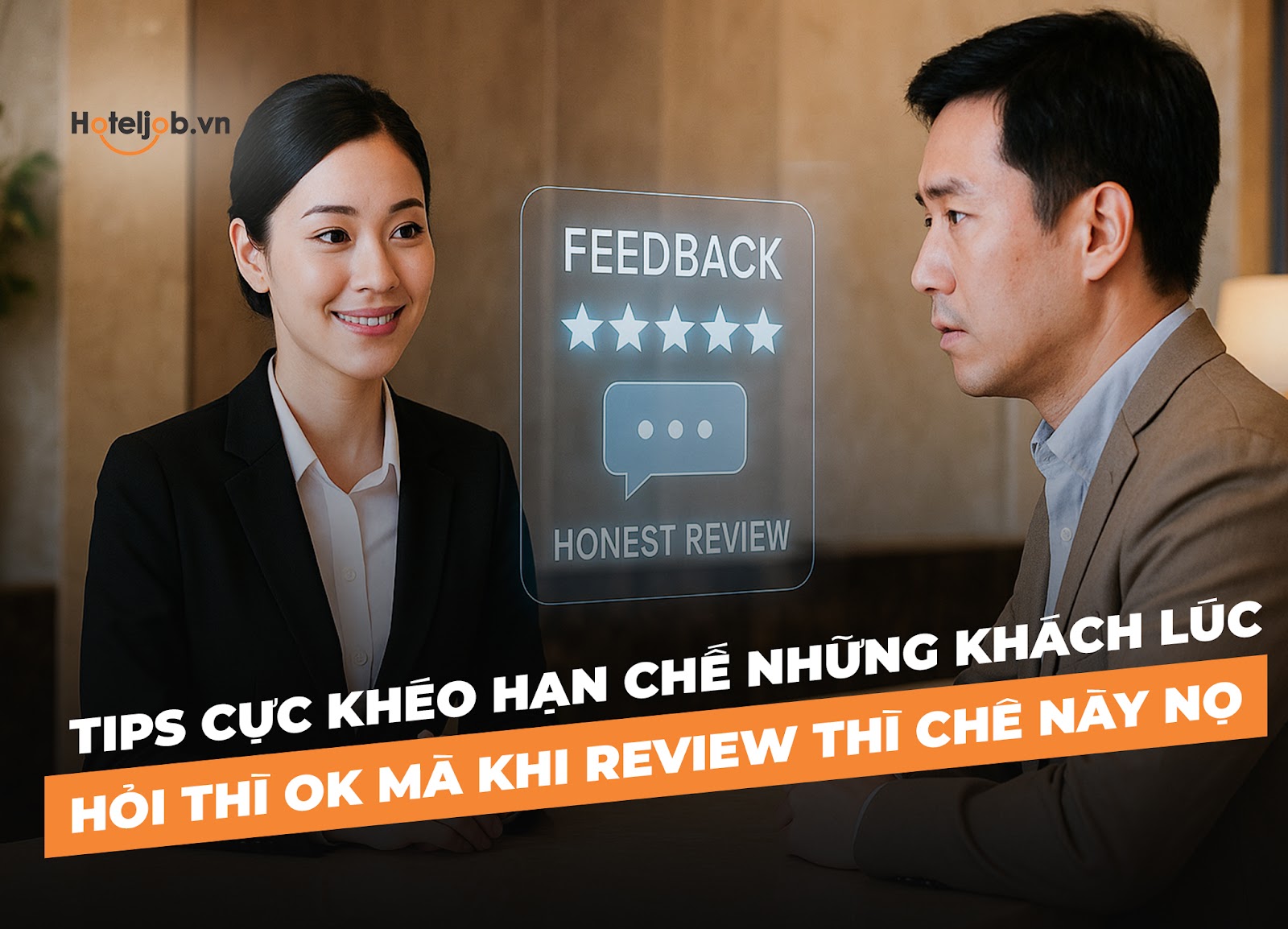 Tips cực khéo hạn chế những khách lúc hỏi thì ok mà khi review thì chê này nọ