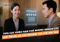 Tips cực khéo hạn chế những khách lúc hỏi thì ok mà khi review thì chê này nọ