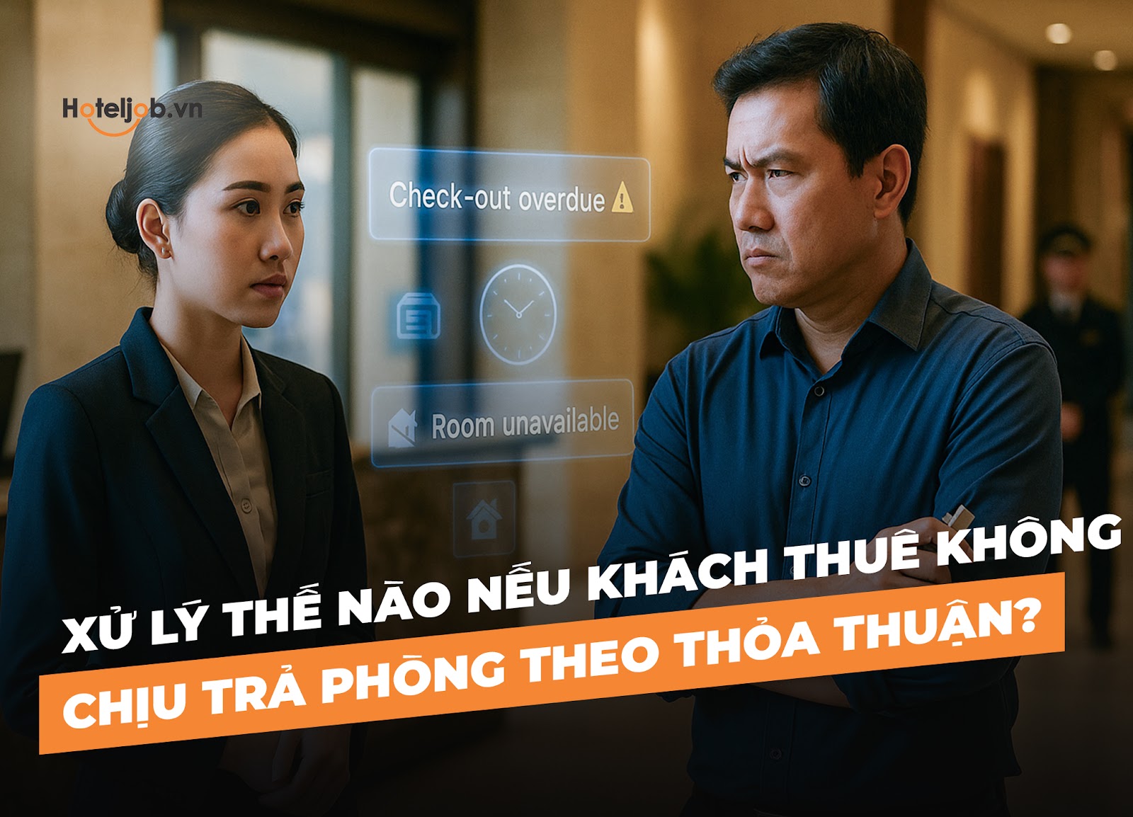Xử lý thế nào nếu khách thuê không chịu trả phòng theo thỏa thuận?