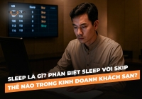 Sleep là gì? Phân biệt Sleep với Skip thế nào trong kinh doanh khách sạn?