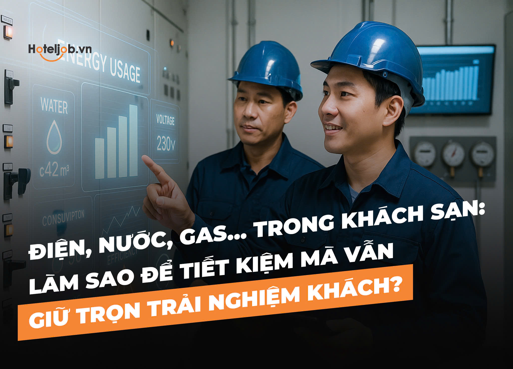 Điện, nước, gas… trong khách sạn: Làm sao để tiết kiệm mà vẫn giữ trọn trải nghiệm khách?