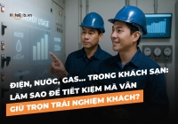 Điện, nước, gas… trong khách sạn: Làm sao để tiết kiệm mà vẫn giữ trọn trải nghiệm khách?