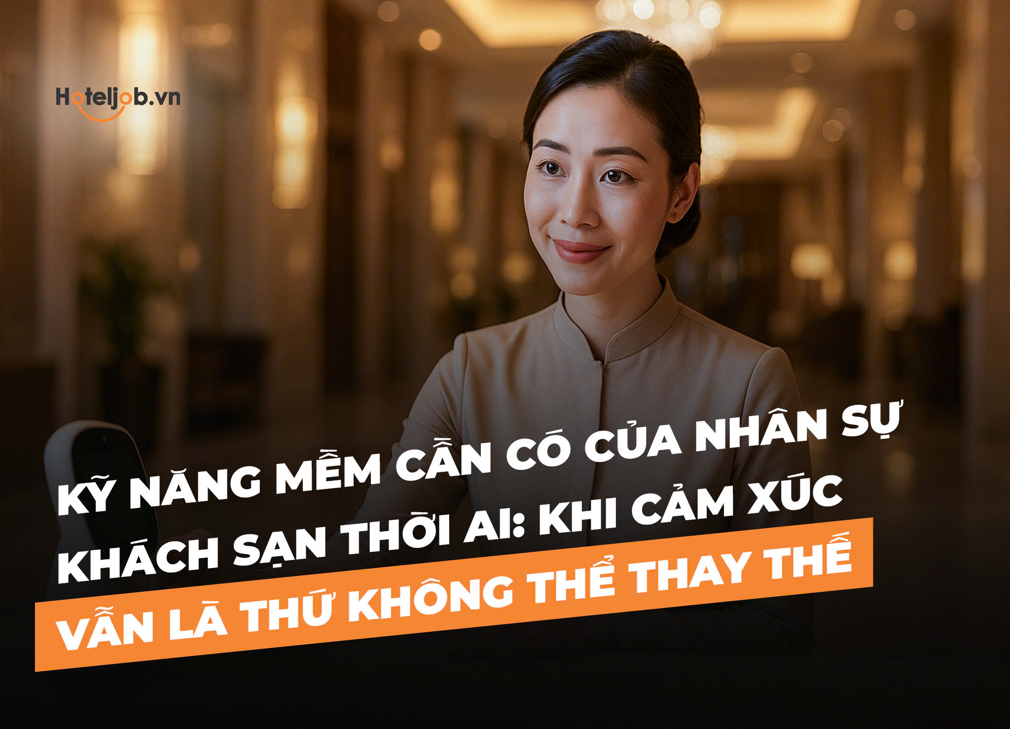 Kỹ năng mềm cần có của nhân sự khách sạn thời AI: Khi cảm xúc vẫn là thứ không thể thay thế