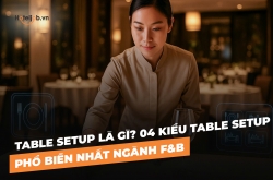 Table Setup là gì? 04 kiểu Table Setup phổ biến nhất ngành F&B