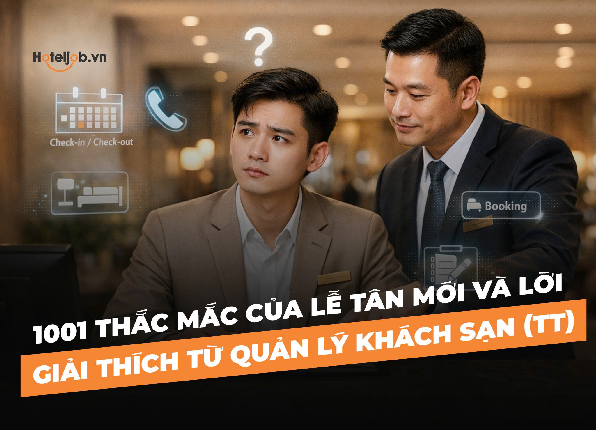 1001 thắc mắc của lễ tân mới và lời giải thích từ quản lý khách sạn (tt)