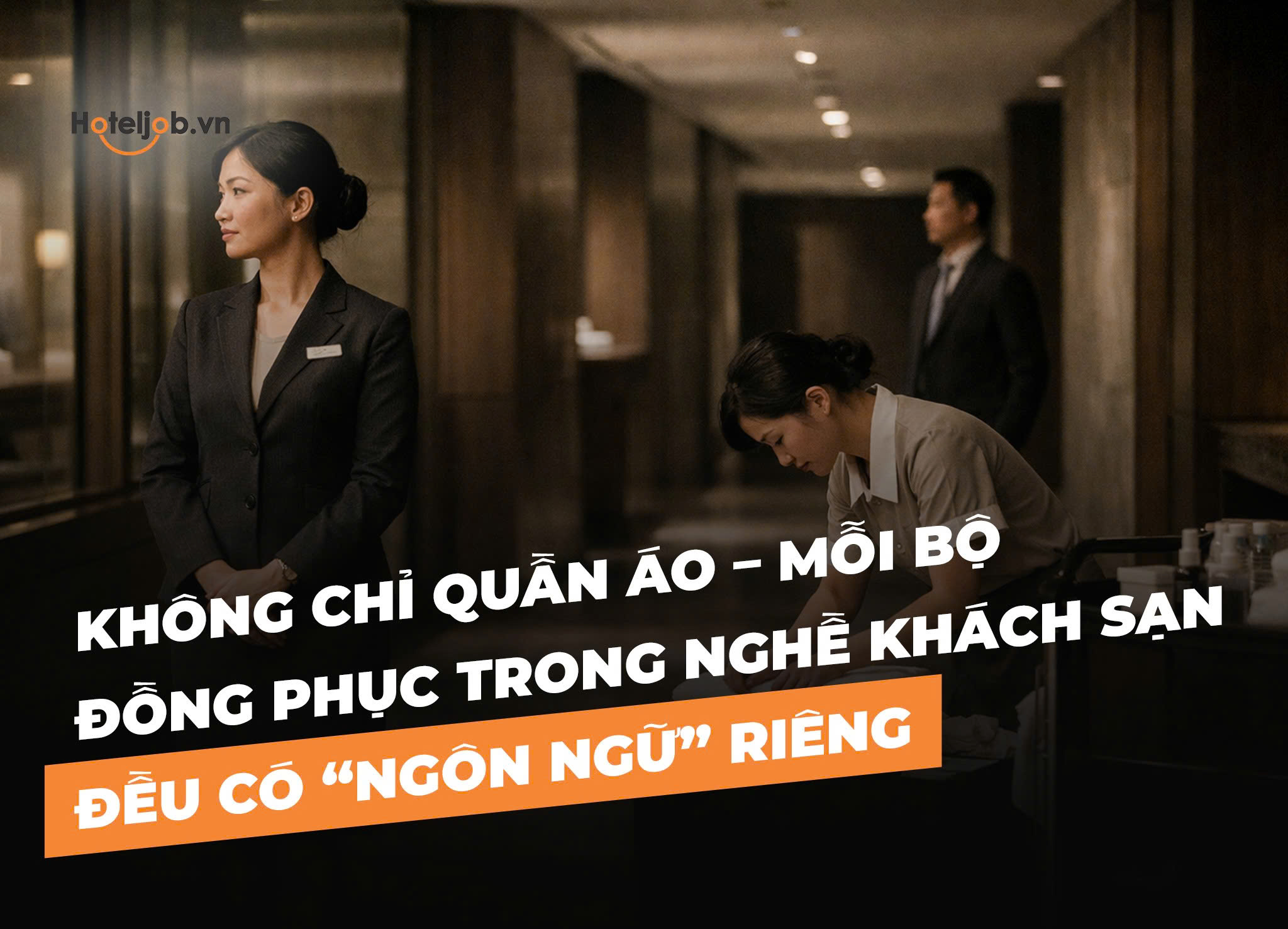 Không chỉ quần áo – mỗi bộ đồng phục trong Nghề Khách sạn đều có “ngôn ngữ” riêng