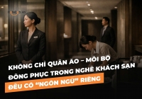 Không chỉ quần áo – mỗi bộ đồng phục trong Nghề Khách sạn đều có “ngôn ngữ” riêng
