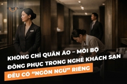 Không chỉ quần áo – mỗi bộ đồng phục trong Nghề Khách sạn đều có “ngôn ngữ” riêng