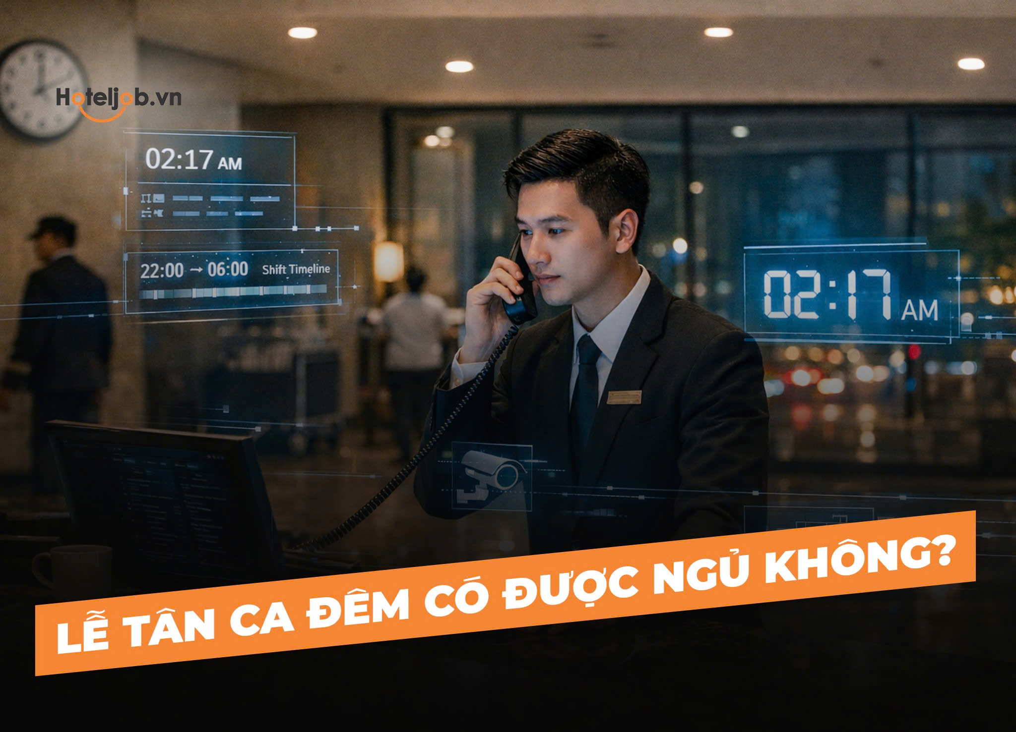 Lễ tân ca đêm có được ngủ không? 