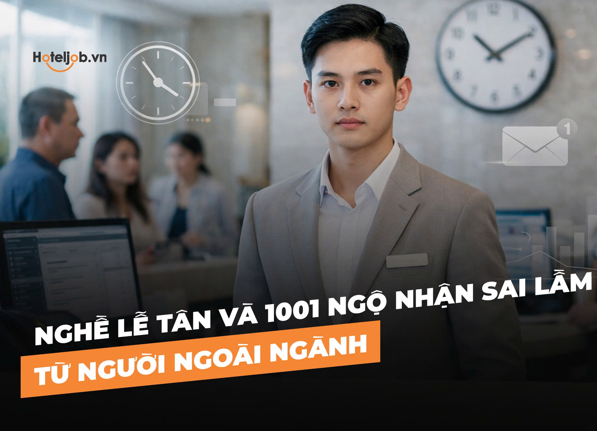 Nghề lễ tân và 1001 ngộ nhận sai lầm từ người ngoài ngành