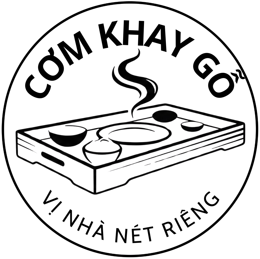 CƠM KHAY GỖ