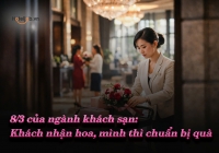 8/3 của ngành khách sạn: Khách nhận hoa, mình thì chuẩn bị quà