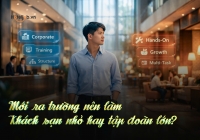 Mới ra trường nên làm khách sạn nhỏ hay tập đoàn lớn? 