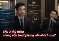 Giỏi 3 thứ tiếng nhưng vẫn trượt phỏng vấn khách sạn?