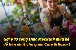 Gợi ý 10 công thức Mocktail mùa hè dễ bán nhất cho quán Café & Resort