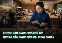 Cheese nào dùng cho món gì? Hướng dẫn chọn phô mai đúng chuẩn