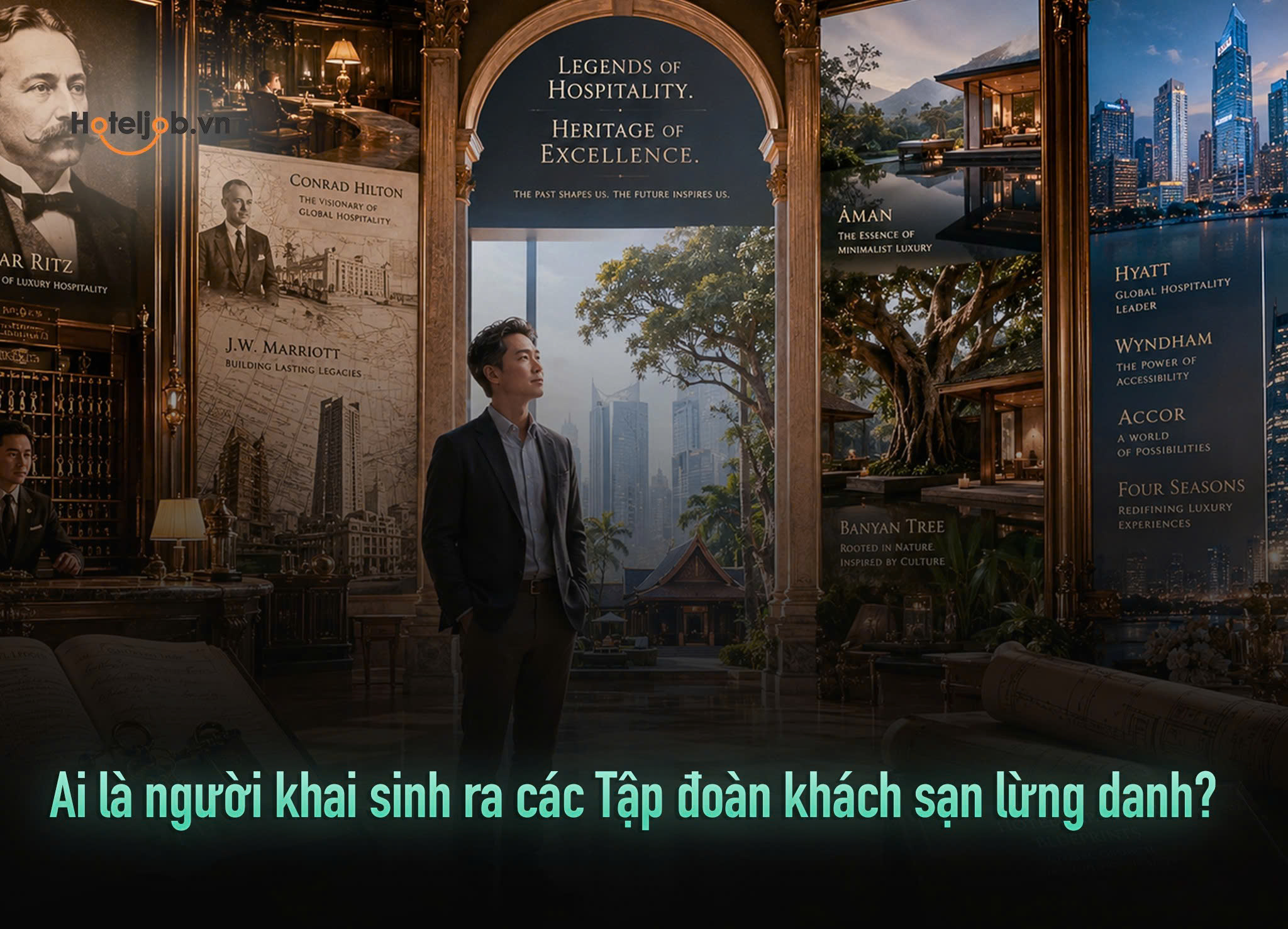 Ai là người khai sinh ra các Tập đoàn khách sạn lừng danh?