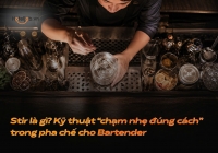 Stir là gì? Kỹ thuật “chạm nhẹ đúng cách” trong pha chế cho Bartender