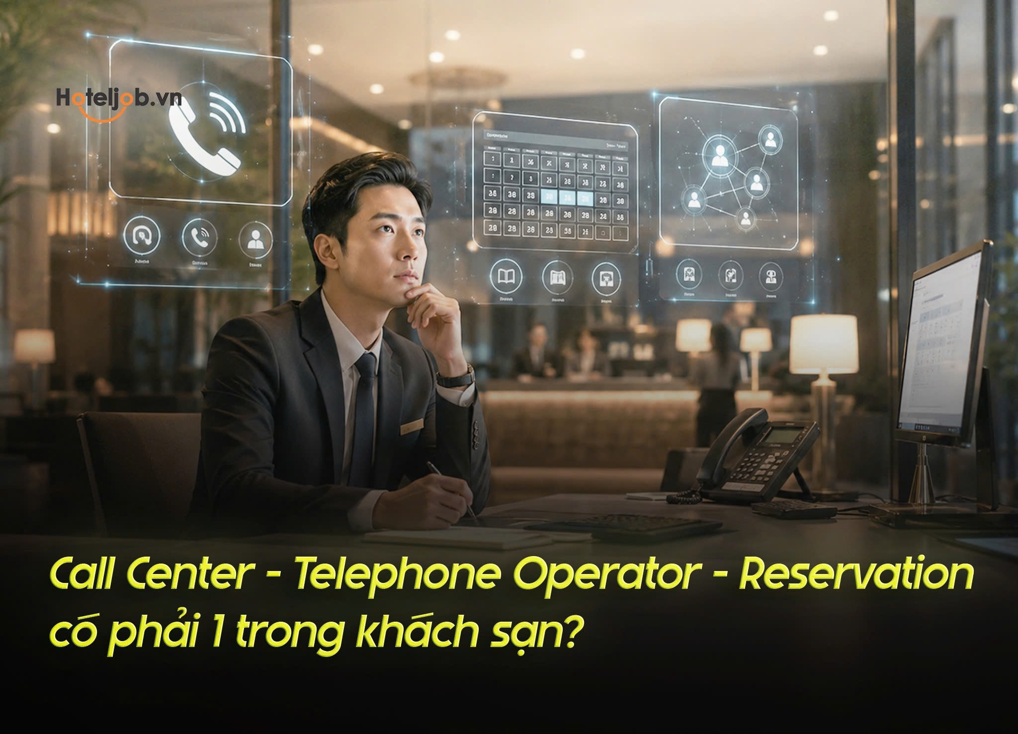 Call Center - Telephone Operator - Reservation có phải 1 trong khách sạn?