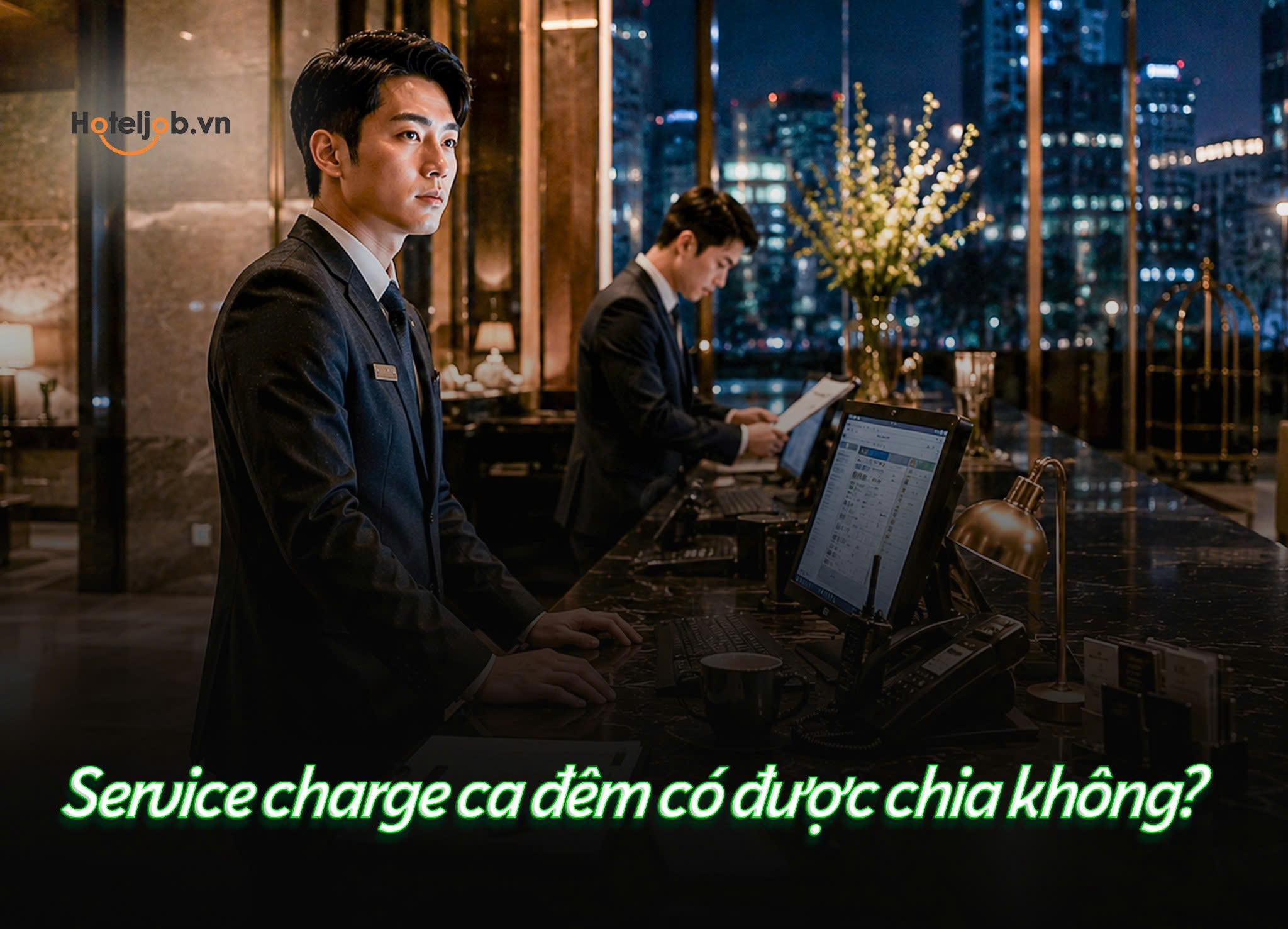 Service charge ca đêm có được chia không? 