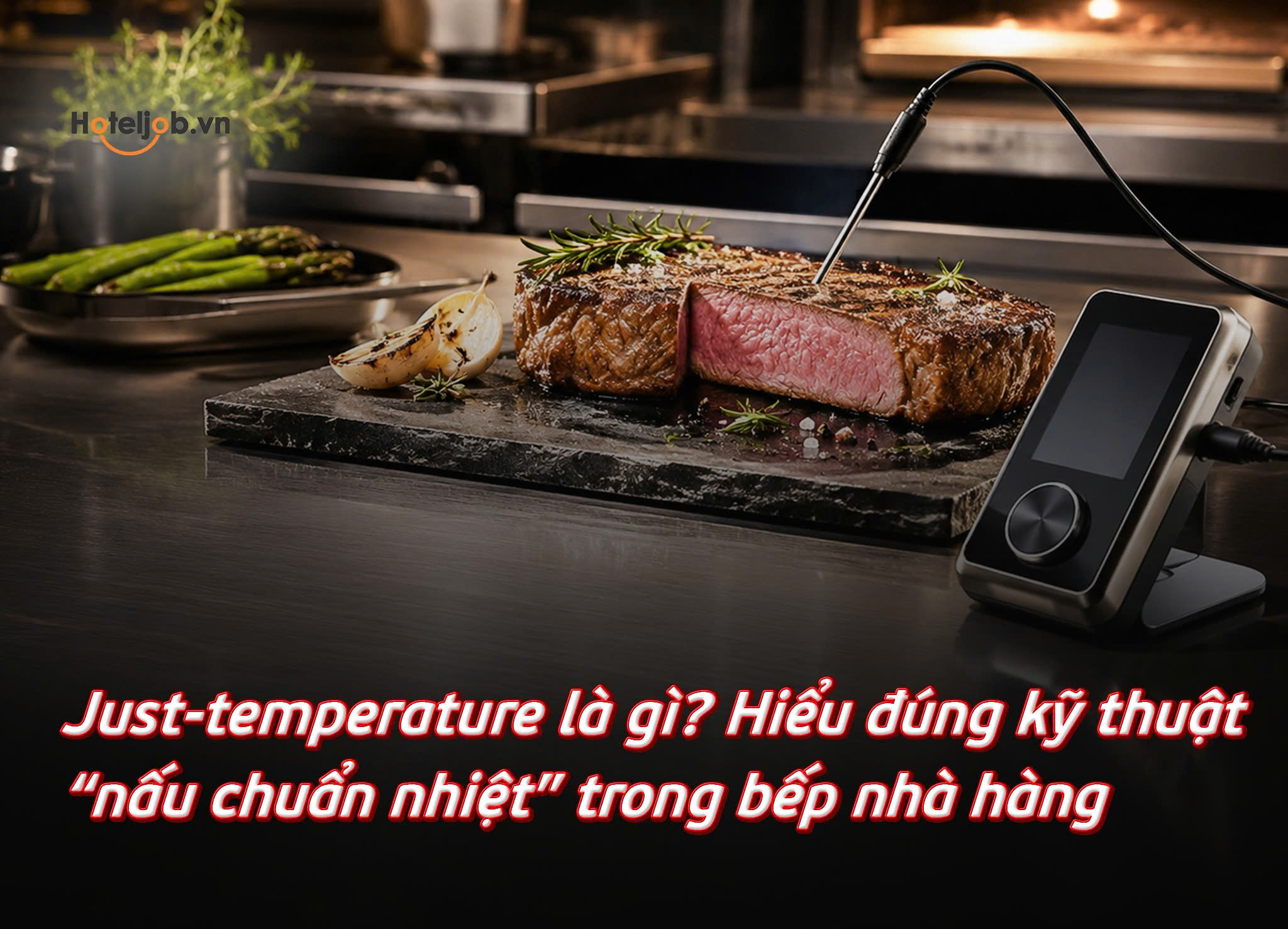 Just-temperature là gì? Hiểu đúng kỹ thuật “nấu chuẩn nhiệt” trong bếp nhà hàng