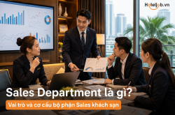 Sales Department là gì? Vai trò và cơ cấu bộ phận Sales khách sạn