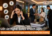 Uất ức nghề Sales khách sạn: Áp lực doanh số mỗi ngày nhưng ít ai hiểu hậu trường