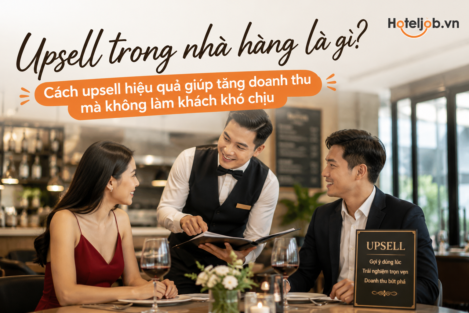 Upsell trong nhà hàng là gì? Cách upsell hiệu quả giúp tăng doanh thu mà không làm khách khó chịu