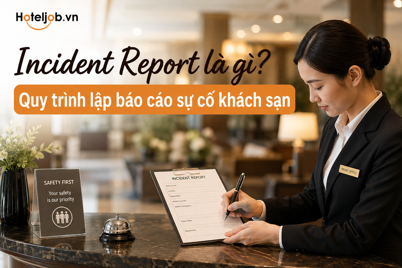 Incident Report là gì? Quy trình lập báo cáo sự cố khách sạn
