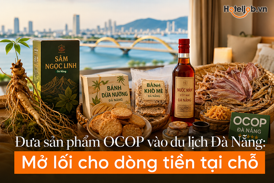 Đưa sản phẩm OCOP vào du lịch Đà Nẵng: Mở lối cho dòng tiền tại chỗ