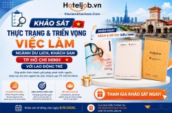 Khảo sát “Thực trạng & triển vọng việc làm ngành Du lịch - Khách sạn TP.HCM