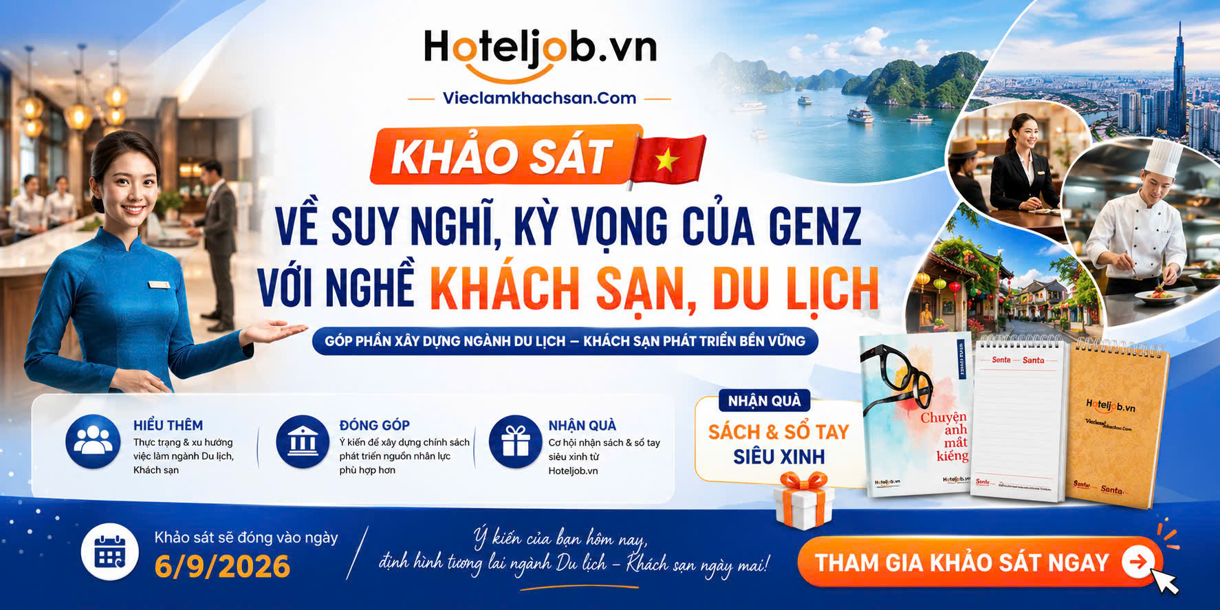 Khảo sát Suy nghĩ và Kỳ vọng của Gen Z với nghề Khách sạn - Du lịch: Góc nhìn từ phía người lao động