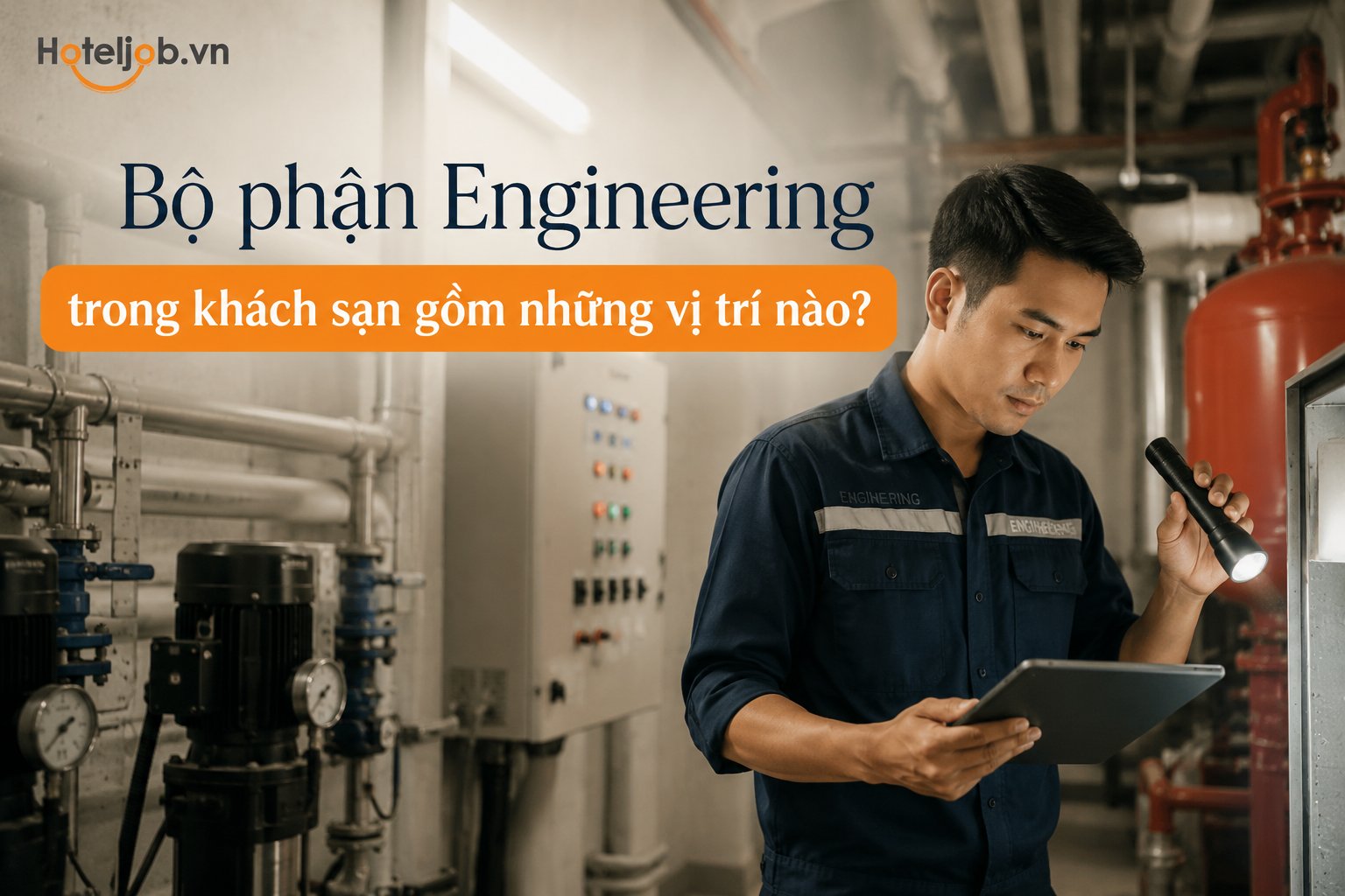 Bộ phận Engineering trong khách sạn gồm những vị trí nào?