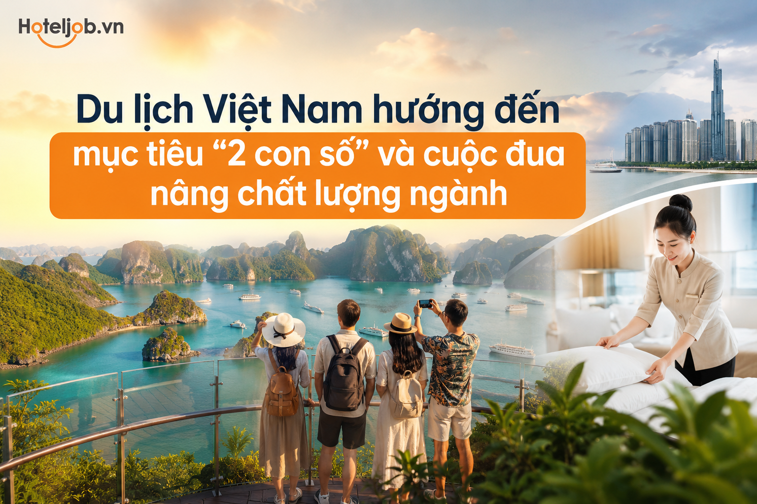 Du lịch Việt Nam hướng đến mục tiêu “2 con số” và cuộc đua nâng chất lượng ngành