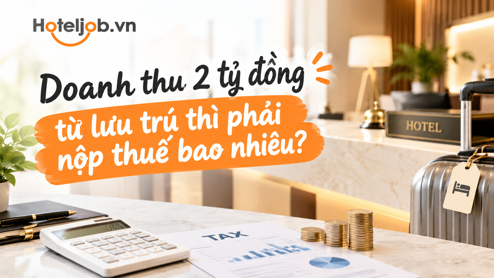 Doanh thu 2 tỷ đồng từ lưu trú thì phải nộp thuế bao nhiêu?