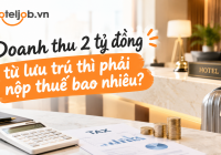 Doanh thu 2 tỷ đồng từ lưu trú thì phải nộp thuế bao nhiêu?