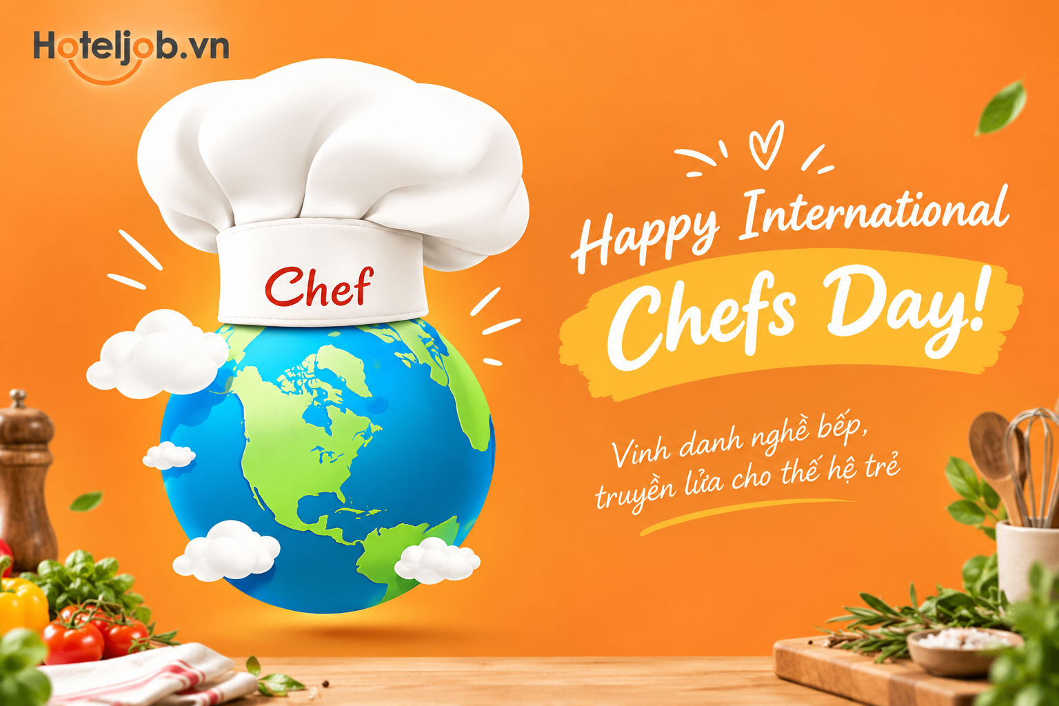 International Chefs Day: Vinh danh nghề bếp, truyền lửa cho thế hệ đam mê